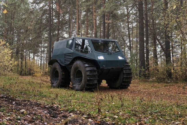 Вездеход на шинах низкого давления АГ 30