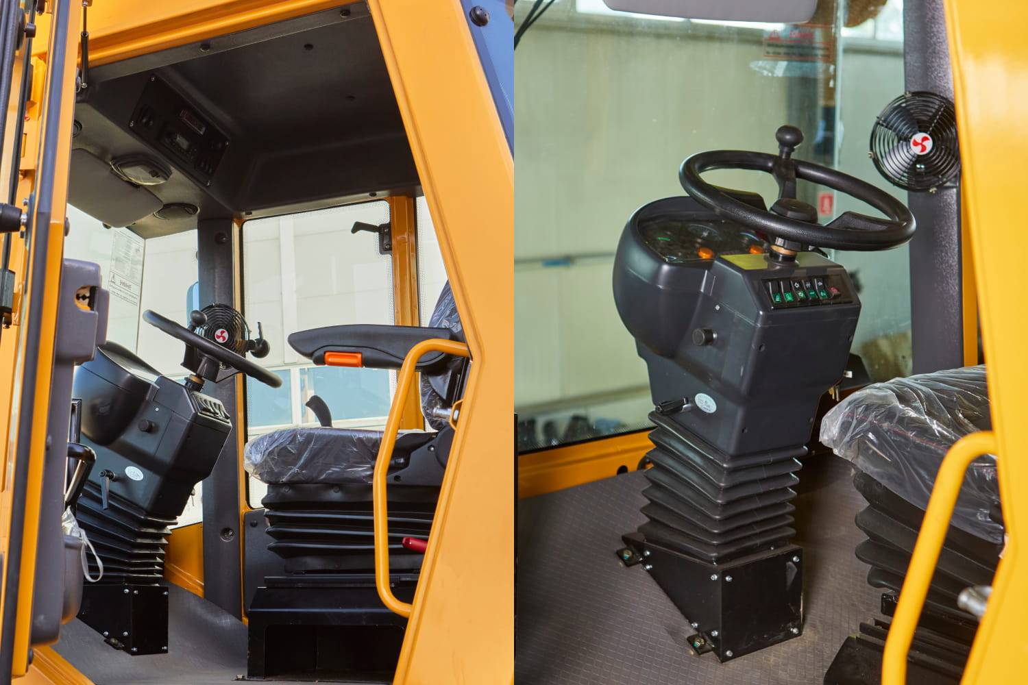 Интерьер грунтового катка KAYTEC K 120 SD